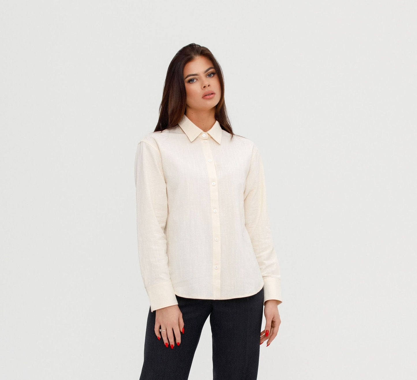 pure-cotton-shirt-in-light-colour-classical-style-slow-fashion-premium-quality-pearl-buttons-no-plastic