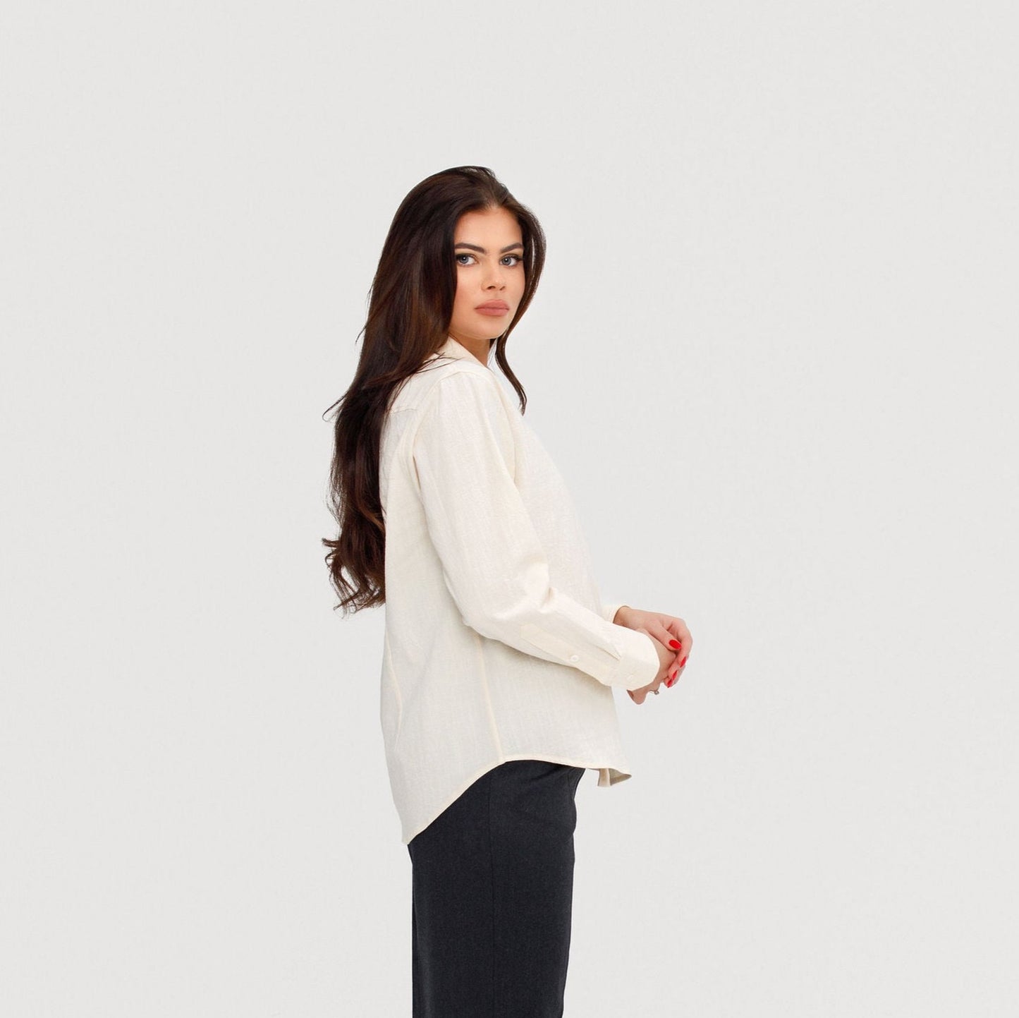 pure-cotton-shirt-in-light-colour-classical-style-slow-fashion-premium-quality-pearl-buttons-no-plastic