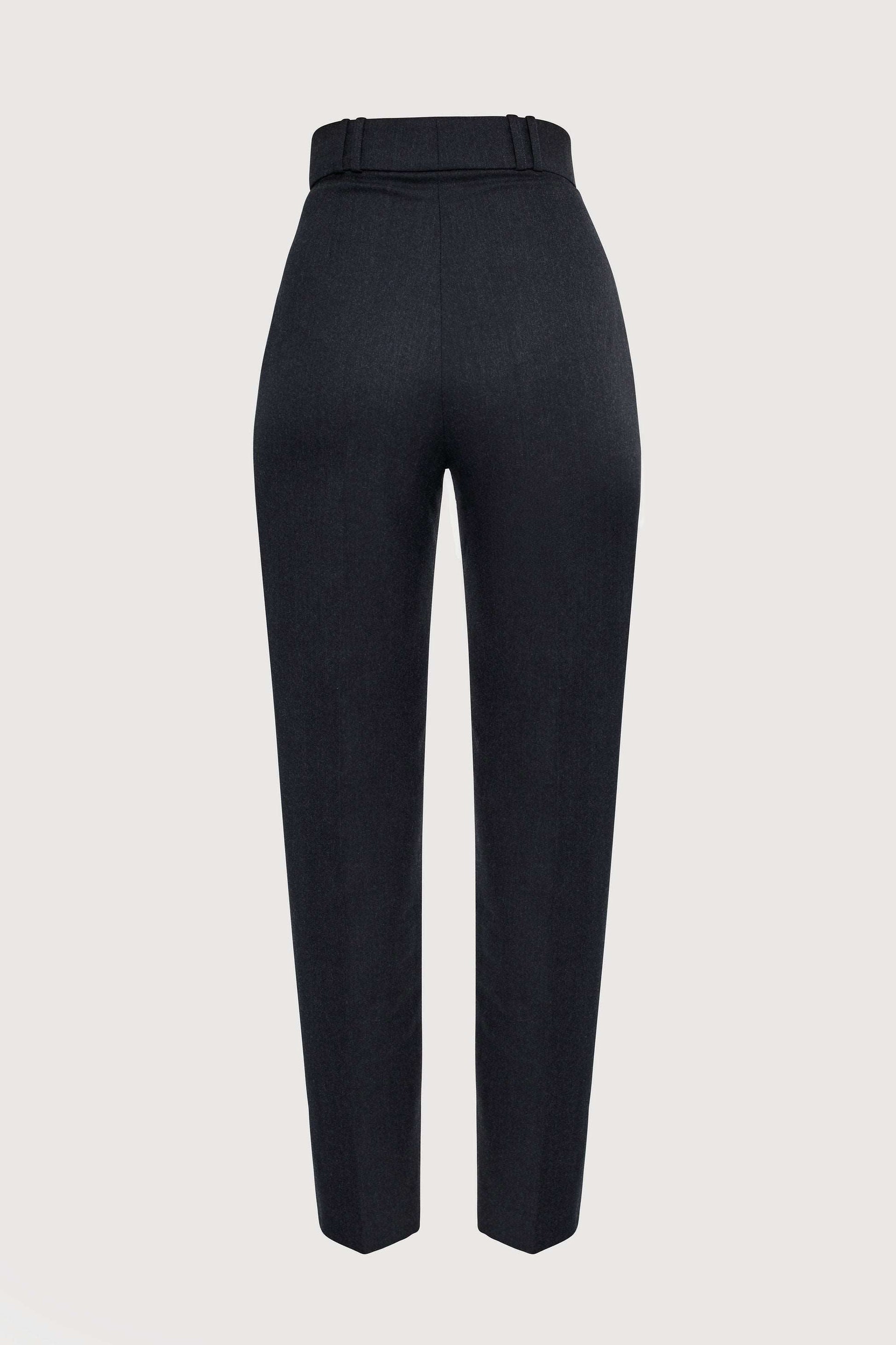 wool-straight-high-waisted-pants-in-grey-with-embroidered-logo-slow-fashion-premium-quality