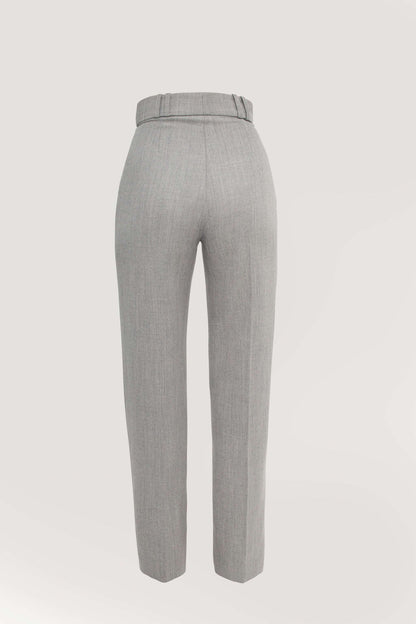 wool-straight-high-waisted-pants-in-grey-with-embroidered-logo-slow-fashion-premium-quality