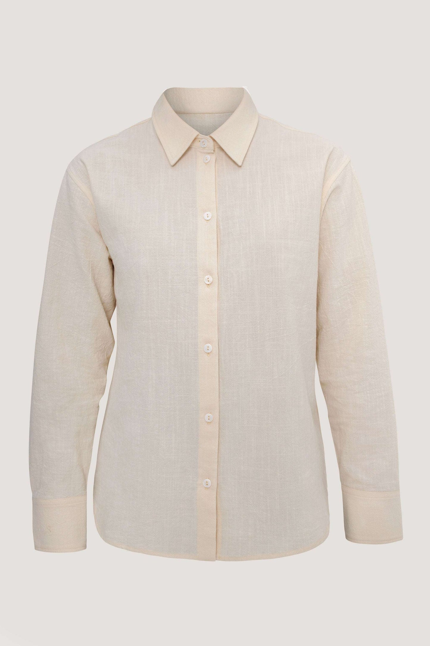 pure-cotton-shirt-in-light-colour-classical-style-slow-fashion-premium-quality-pearl-buttons-no-plastic